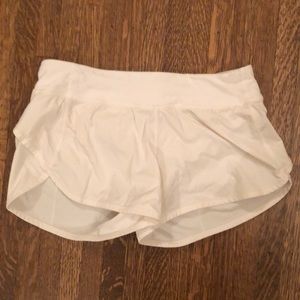 Ivivva White Girls Workout Shorts